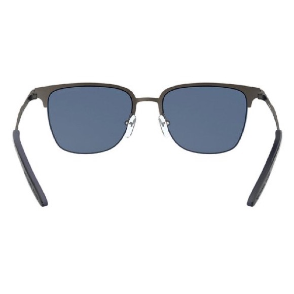NWT. Michael Kors Archie Semi-Rimless Sunglasses in Dark Blue - Picture 3 of 5